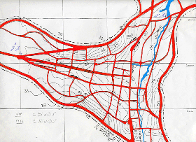 City map of Bijar